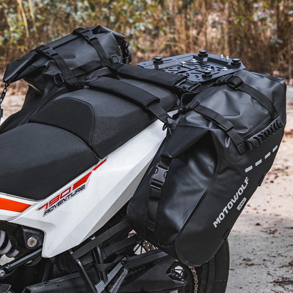 Motorcycle Gear Backpack - Universal Motorcycle 18/28/48L Waterproof Travel Luggage