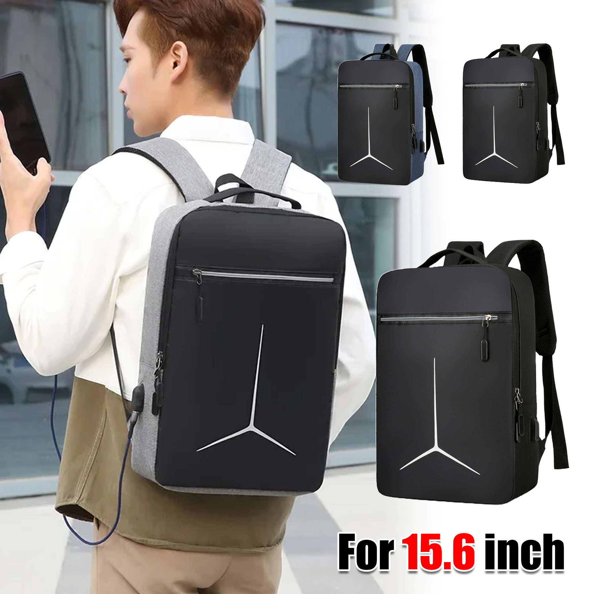 Motorcycle Gear Backpack - Fashion Anti Theft USB Waterproof Hard