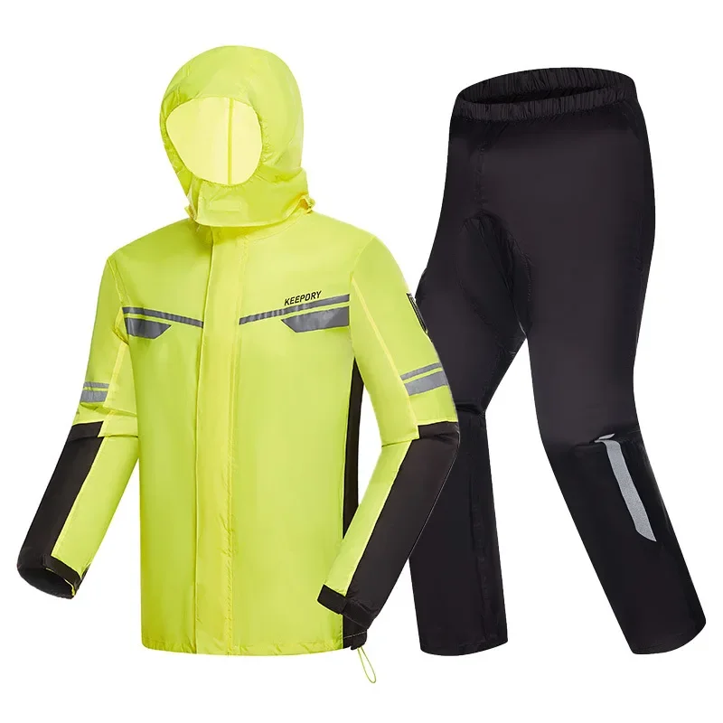 Motorcycle Split Raincoat Rain - مراجعة Motorcycle Rain Suit وسعره