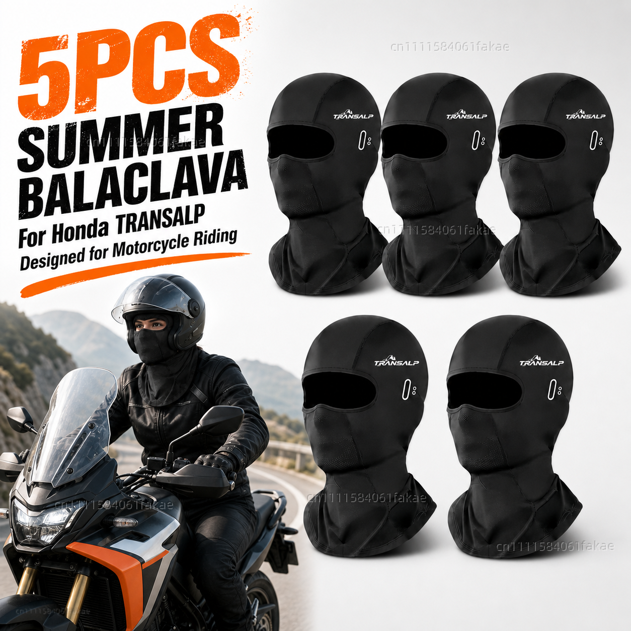 5PCS Motorcycle Balaclava Summ - مراجعة Motorcycle Gear Xl وسعره