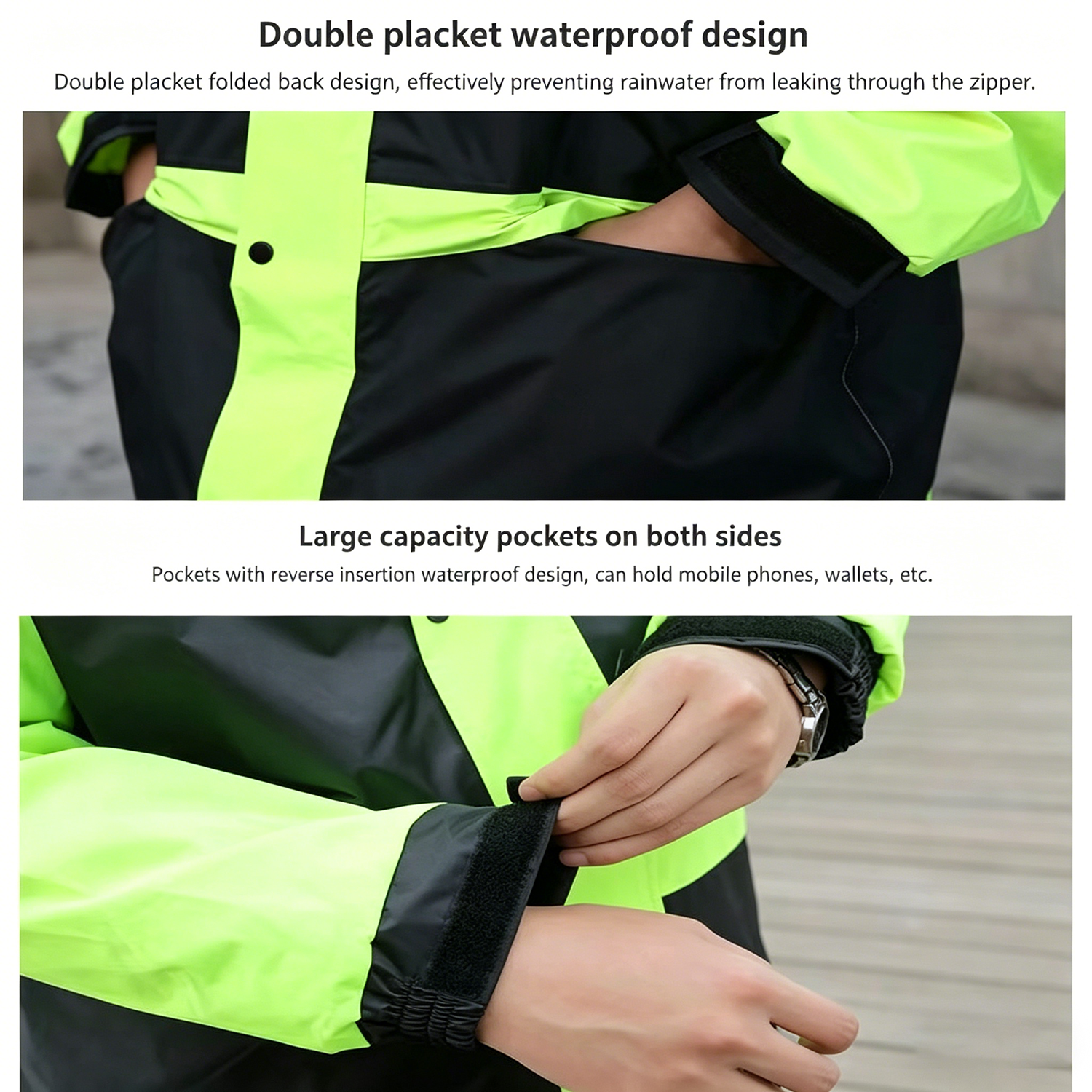Motorcycle Raincoat Suits Men  - مراجعة Motorcycle Rain Suit وسعره