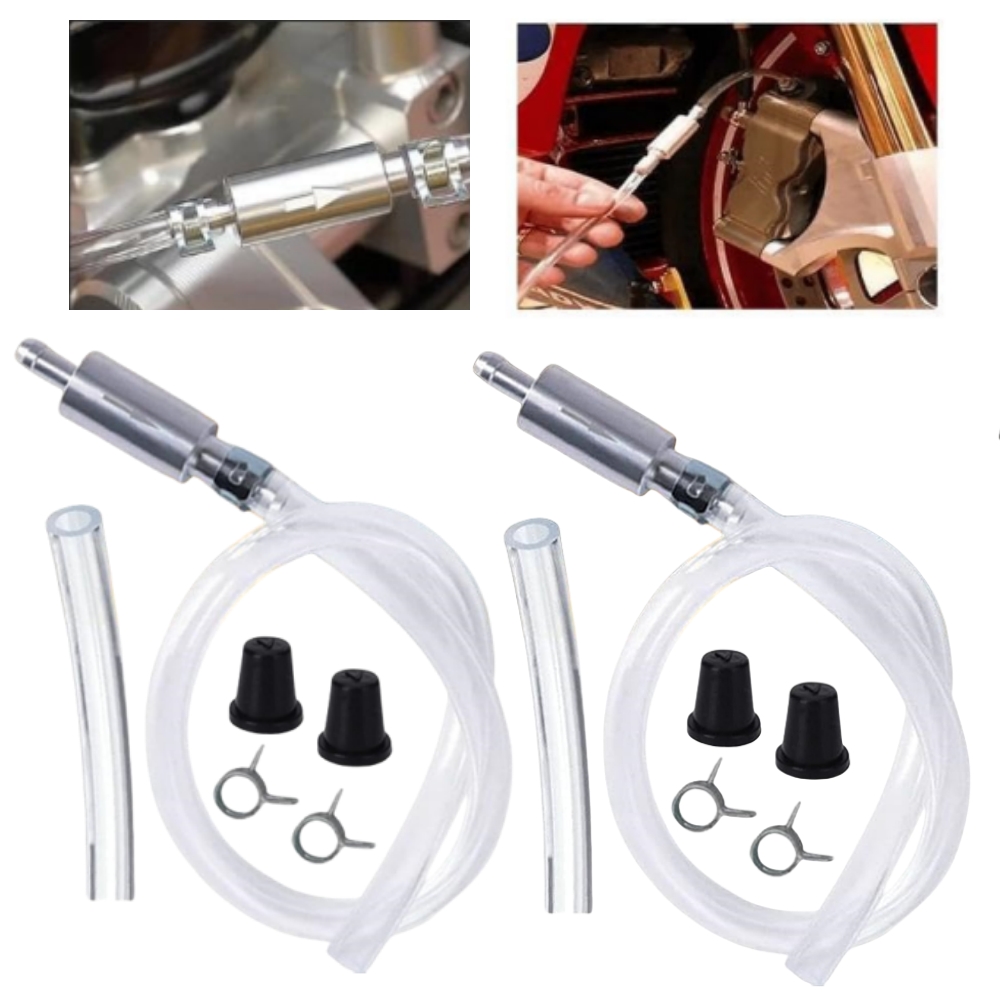 2PCS Brake Bleeder Hose Fluid  - مراجعة Motorcycle Gear Oil وسعره