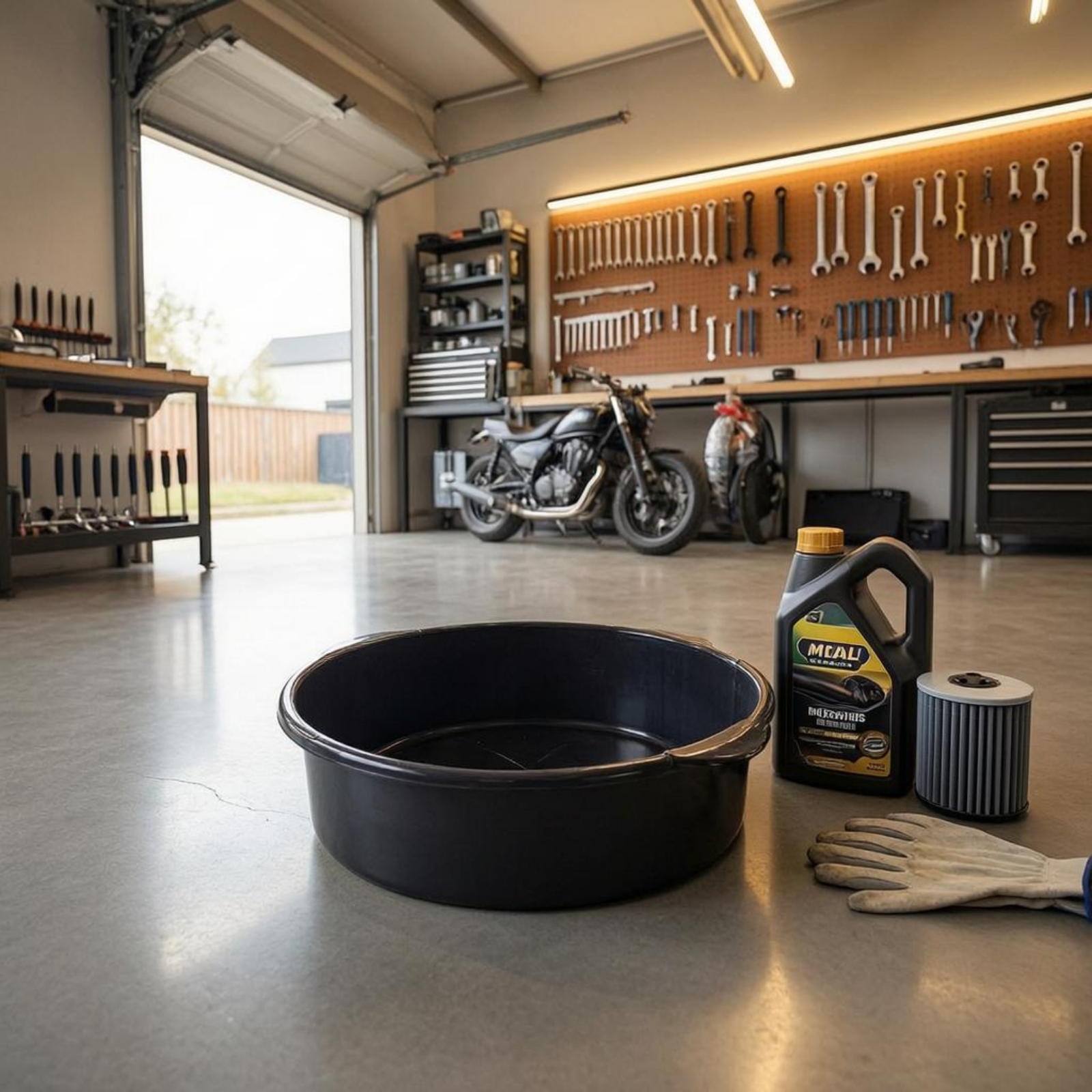 Oil Drain Pan Thickened Engine - مراجعة Motorcycle Gear Oil وسعره