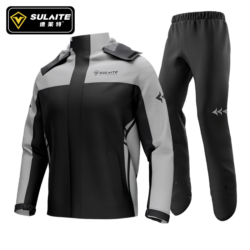 SULAITE Split Motorcycle Rain  - مراجعة Motorcycle Rain Suit وسعره