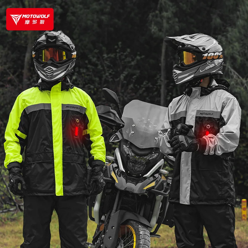 Motowolf Motorcycle Rain Coat  - مراجعة Motorcycle Rain Suit وسعره