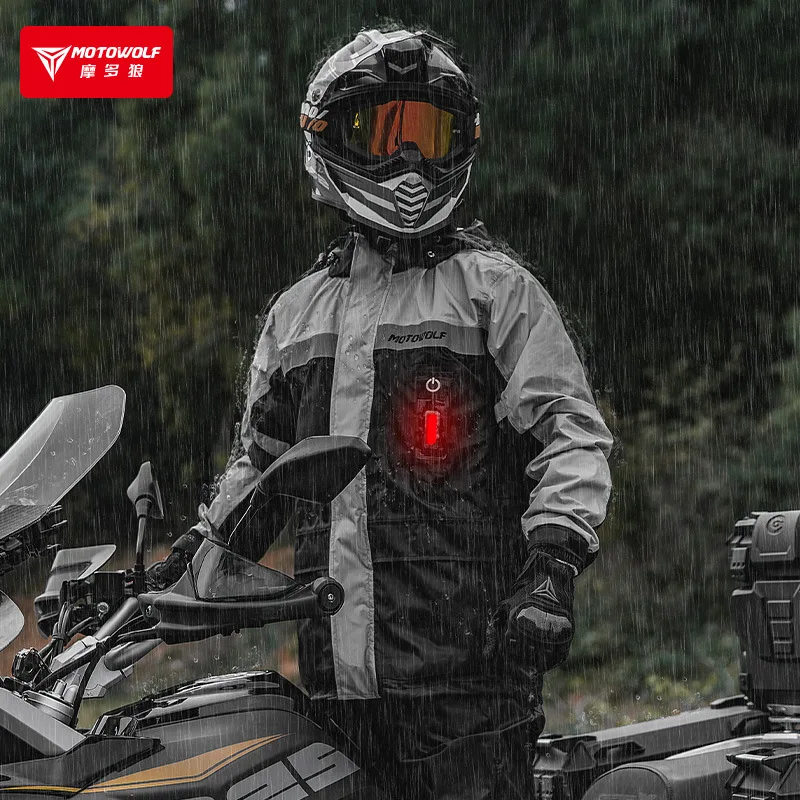 Motowolf Motorcycle Rain Coat  - مراجعة Motorcycle Rain Suit وسعره