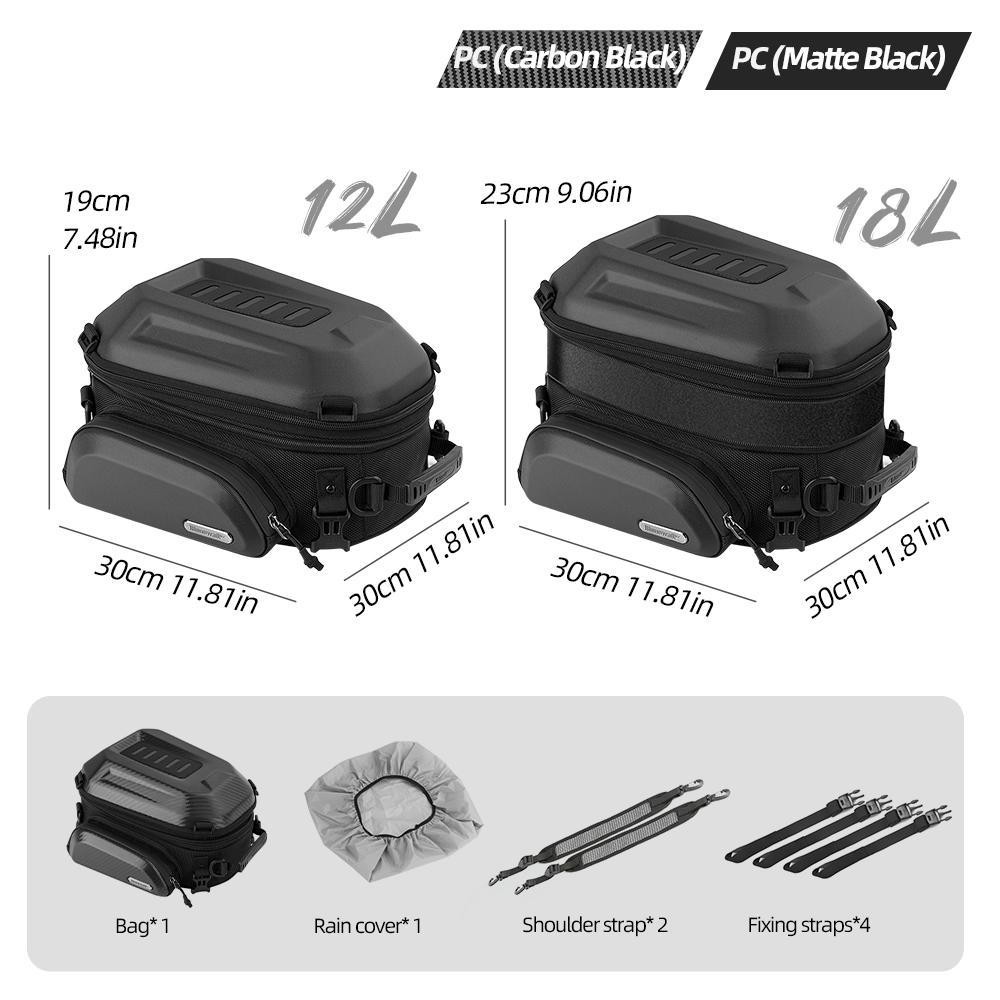 Rhinowalk Motorcycle Tail Bag  - مراجعة Motorcycle Gear Backpack وسعره