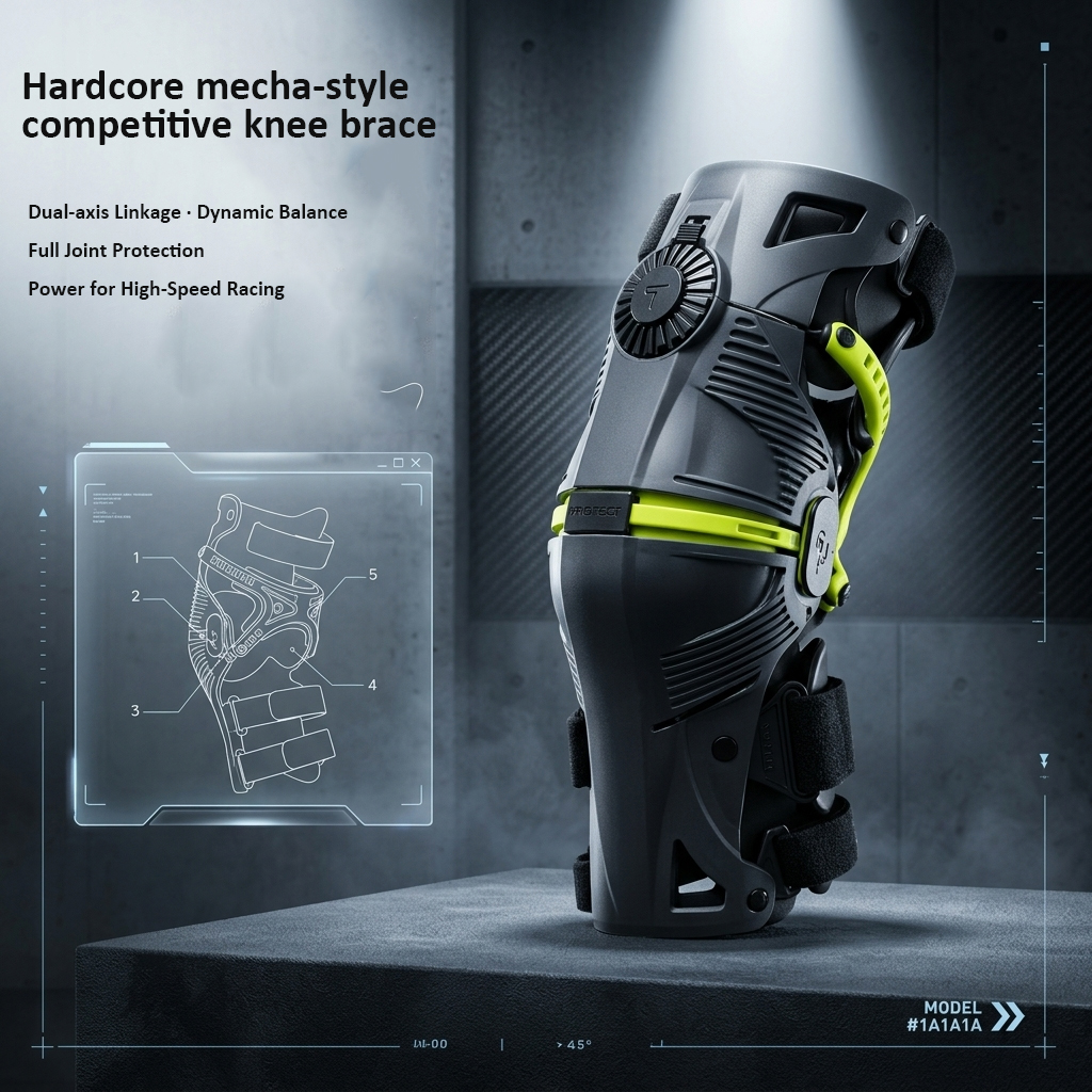 Adjustable Motocross Knee Guar - مراجعة Motorcycle Gear Slipping وسعره