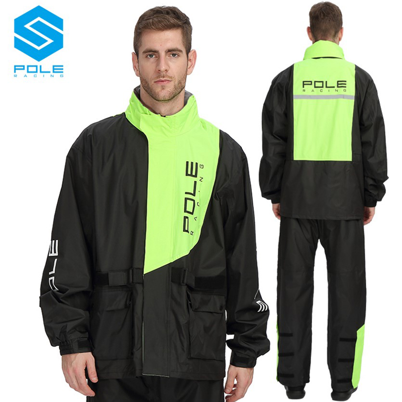 POLE Motorcycle Raincoat Breat - مراجعة Motorcycle Rain Suit وسعره
