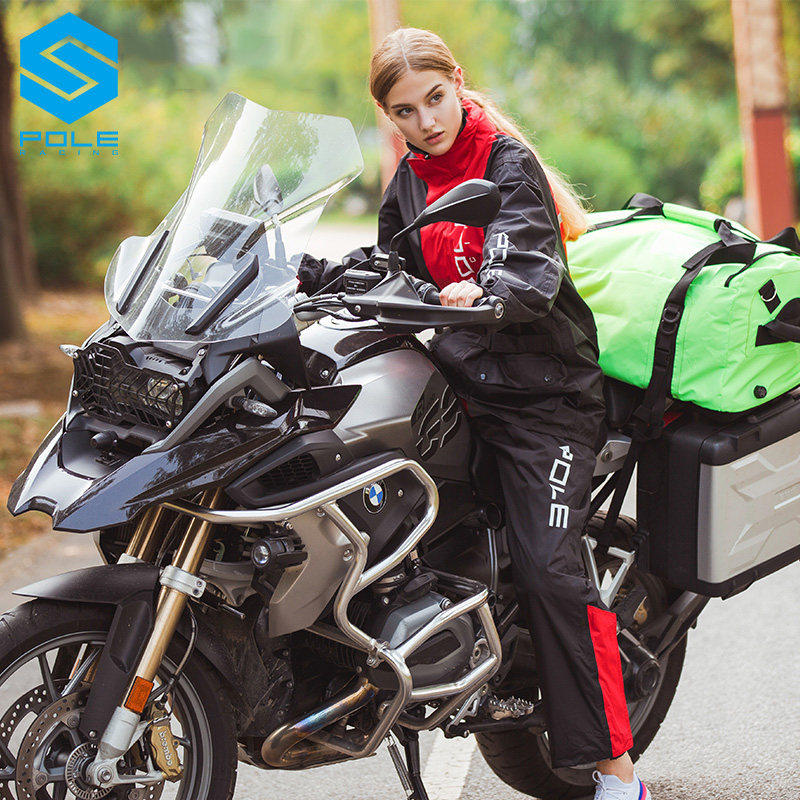 POLE Motorcycle Raincoat Breat - مراجعة Motorcycle Rain Suit وسعره