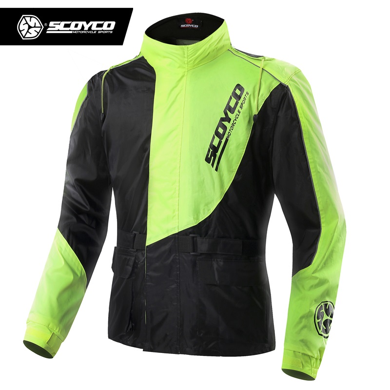 SCOYCO Motorcycle Riding Rainc - مراجعة Motorcycle Rain Suit وسعره