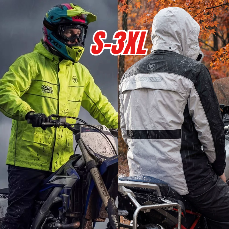 DUHAN Outdoor Motorcycle Rain  - مراجعة Motorcycle Rain Suit وسعره