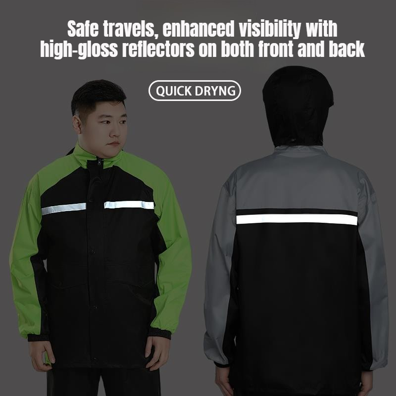 Unisex 6XL Motorcycle Raincoat - مراجعة Motorcycle Rain Suit وسعره