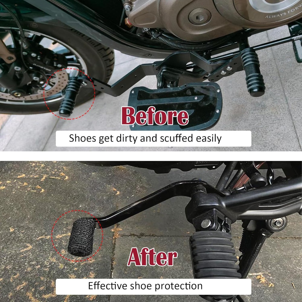 Motorcycle Shifter Shoe Protec - مراجعة Motorcycle Gear Slipping وسعره