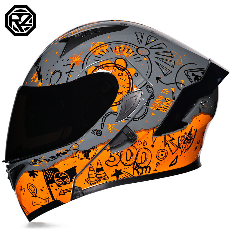 OrzWomen Helmet Double Sun Gea - مراجعة Motorcycle Gear Xl وسعره