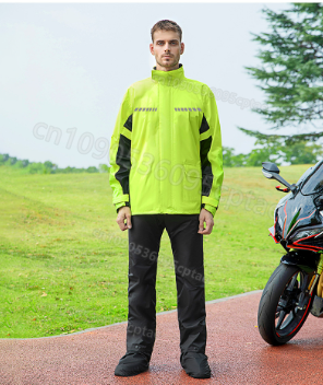 Waterproof Split Motorcycle Ra - مراجعة Motorcycle Rain Suit وسعره