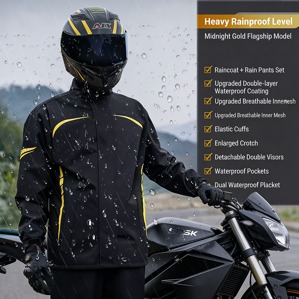 Motorcycle Rain Suit Men Women - مراجعة Motorcycle Rain Suit وسعره