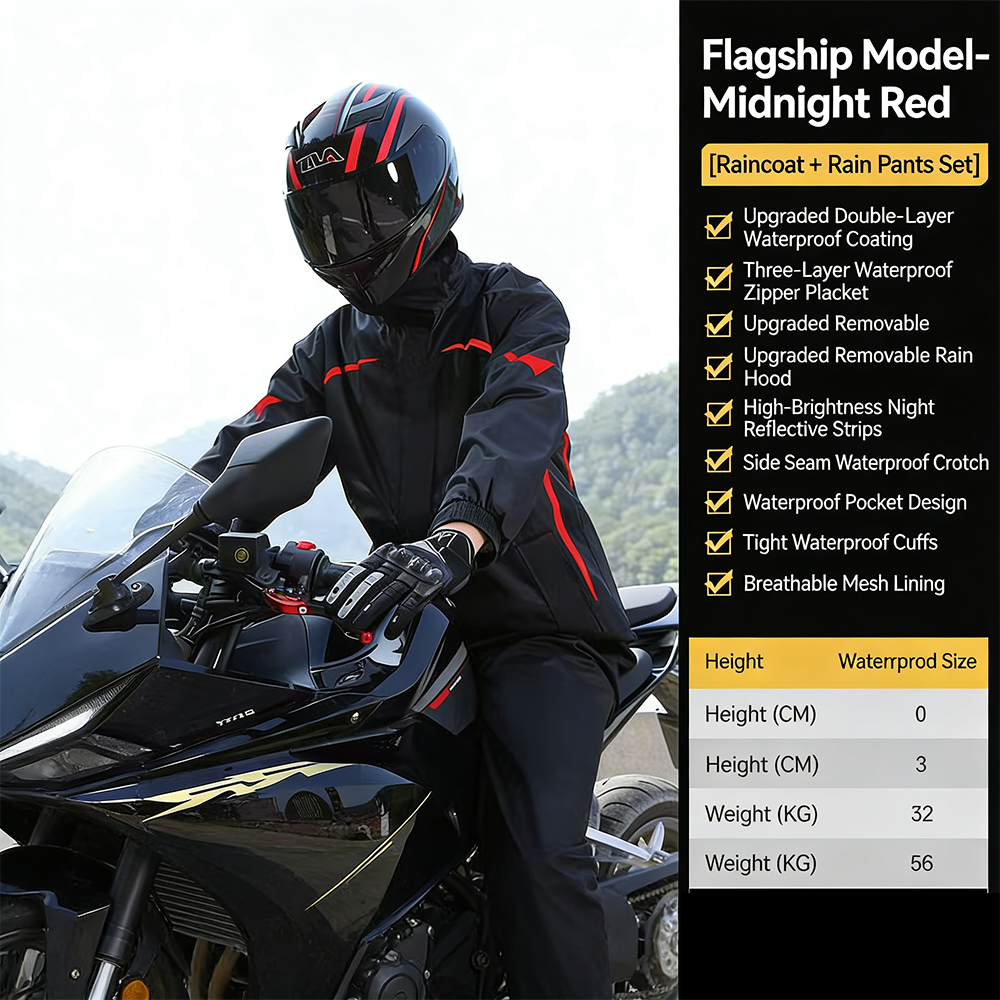 Motorcycle Rain Suit Men Women - مراجعة Motorcycle Rain Suit وسعره