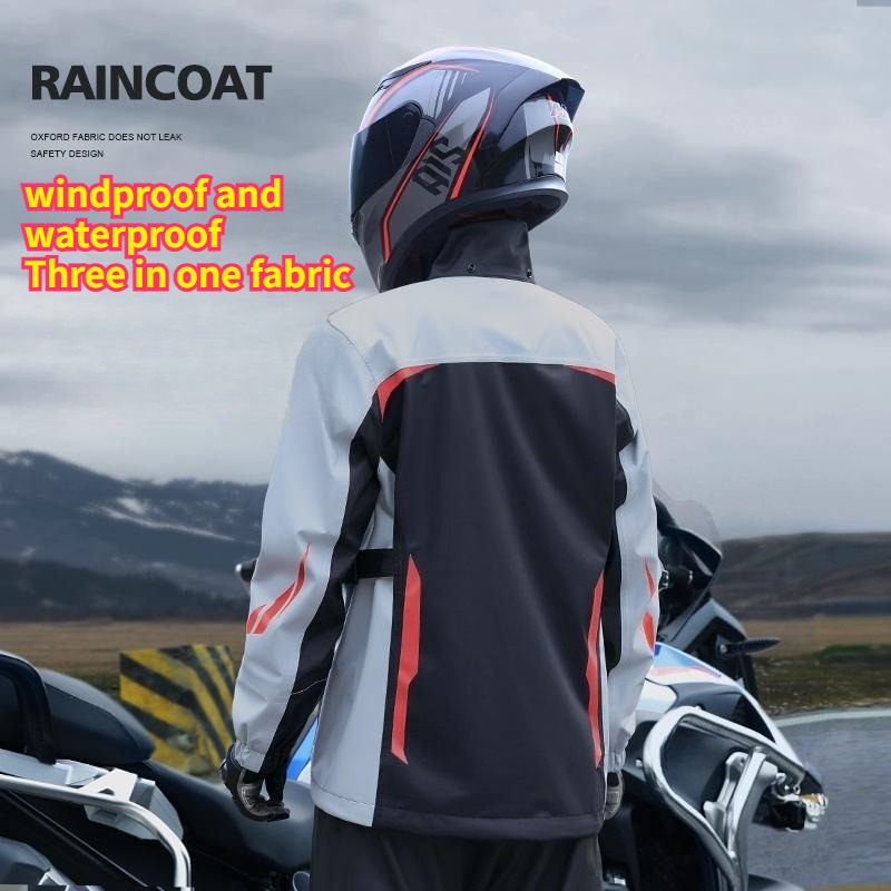 Rainproof motorcycle raincoat  - مراجعة Motorcycle Rain Suit وسعره