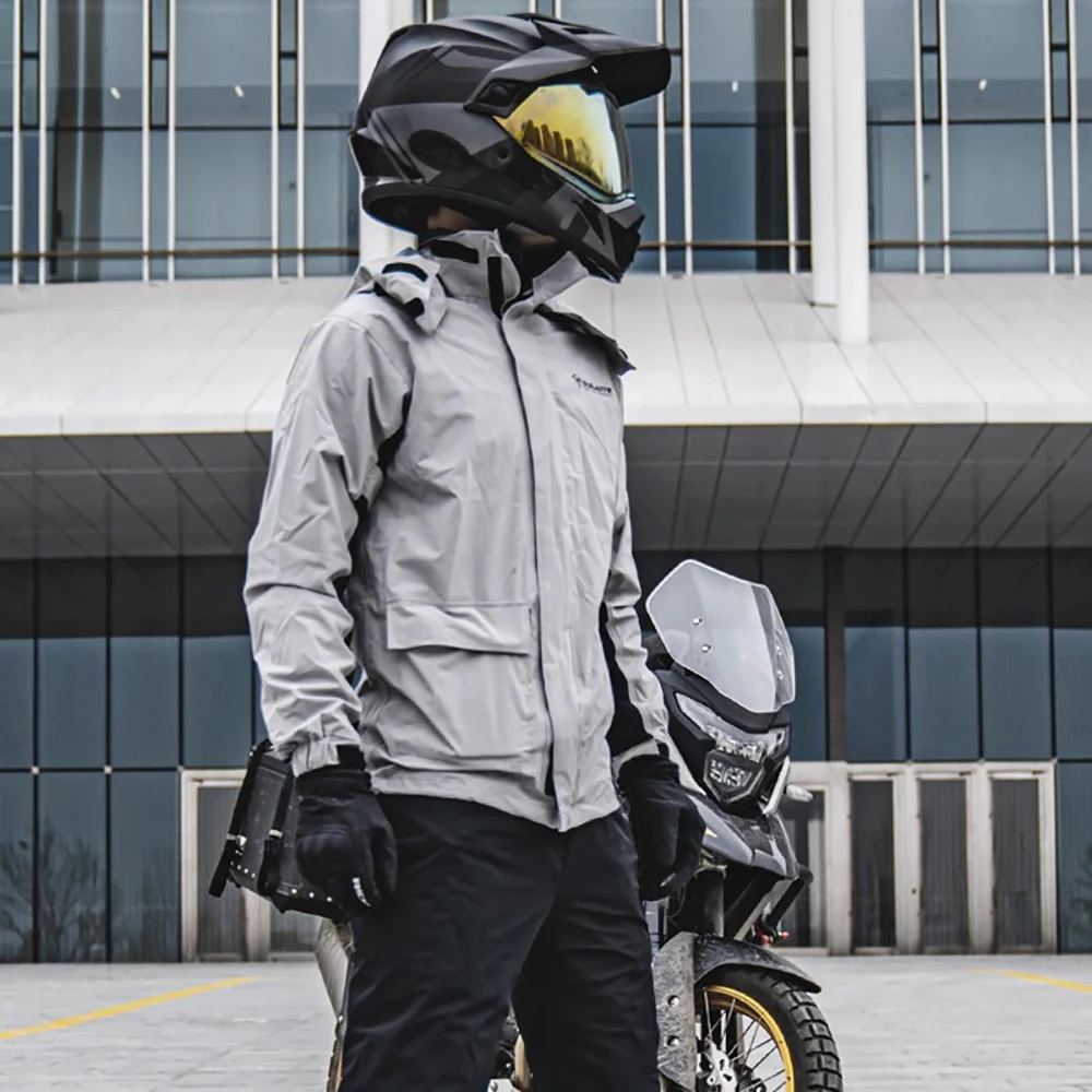 Motorcycle Raincoat Men Women  - مراجعة Motorcycle Rain Suit وسعره