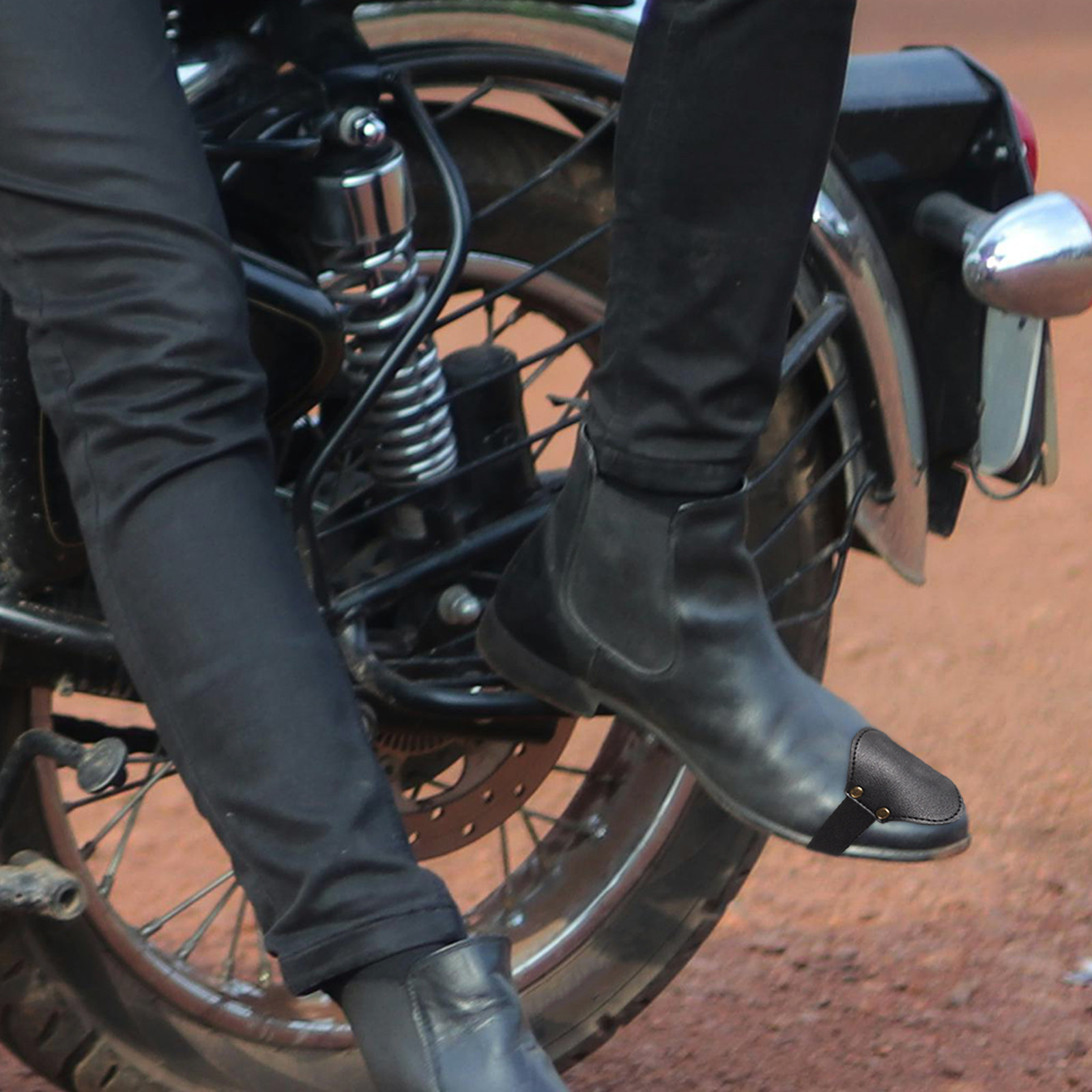Motorcycle Shoes Cover Lightwe - مراجعة Motorcycle Gear Slipping وسعره