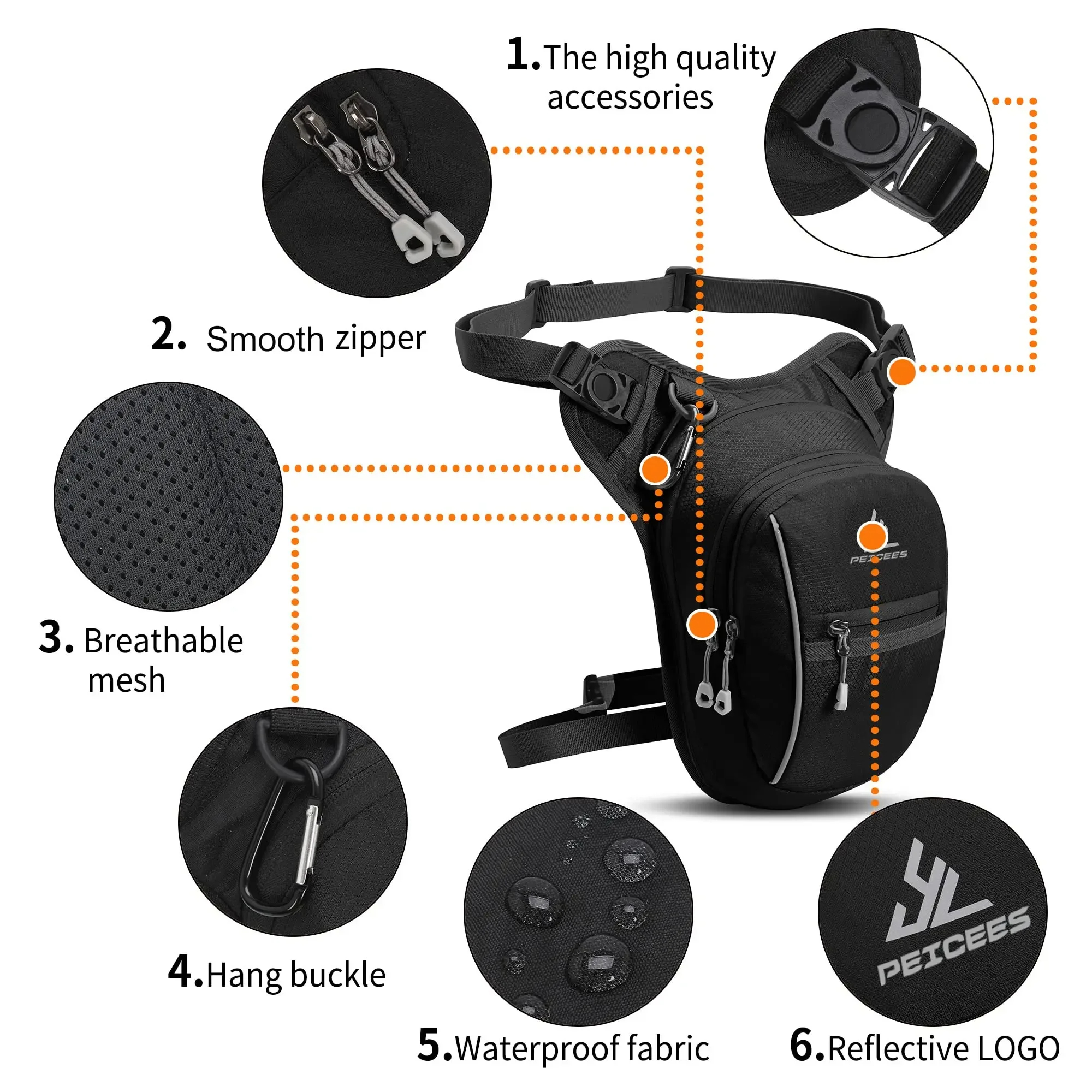 Motorcycle Leg Protector Bag,F - مراجعة Motorcycle Gear Backpack وسعره