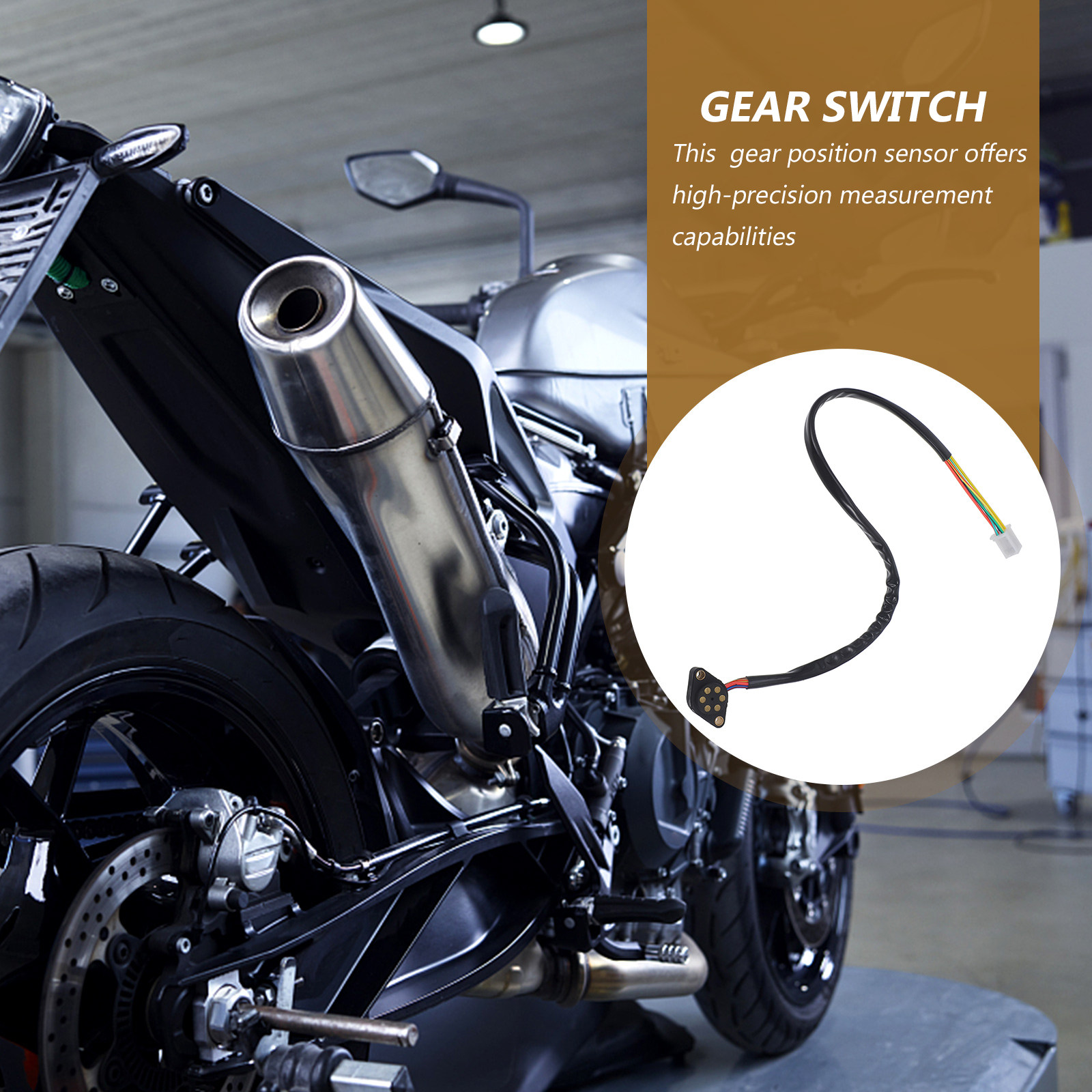 Gear Position Sensor Switch Pl - مراجعة Motorcycle Gear Indicator Install وسعره