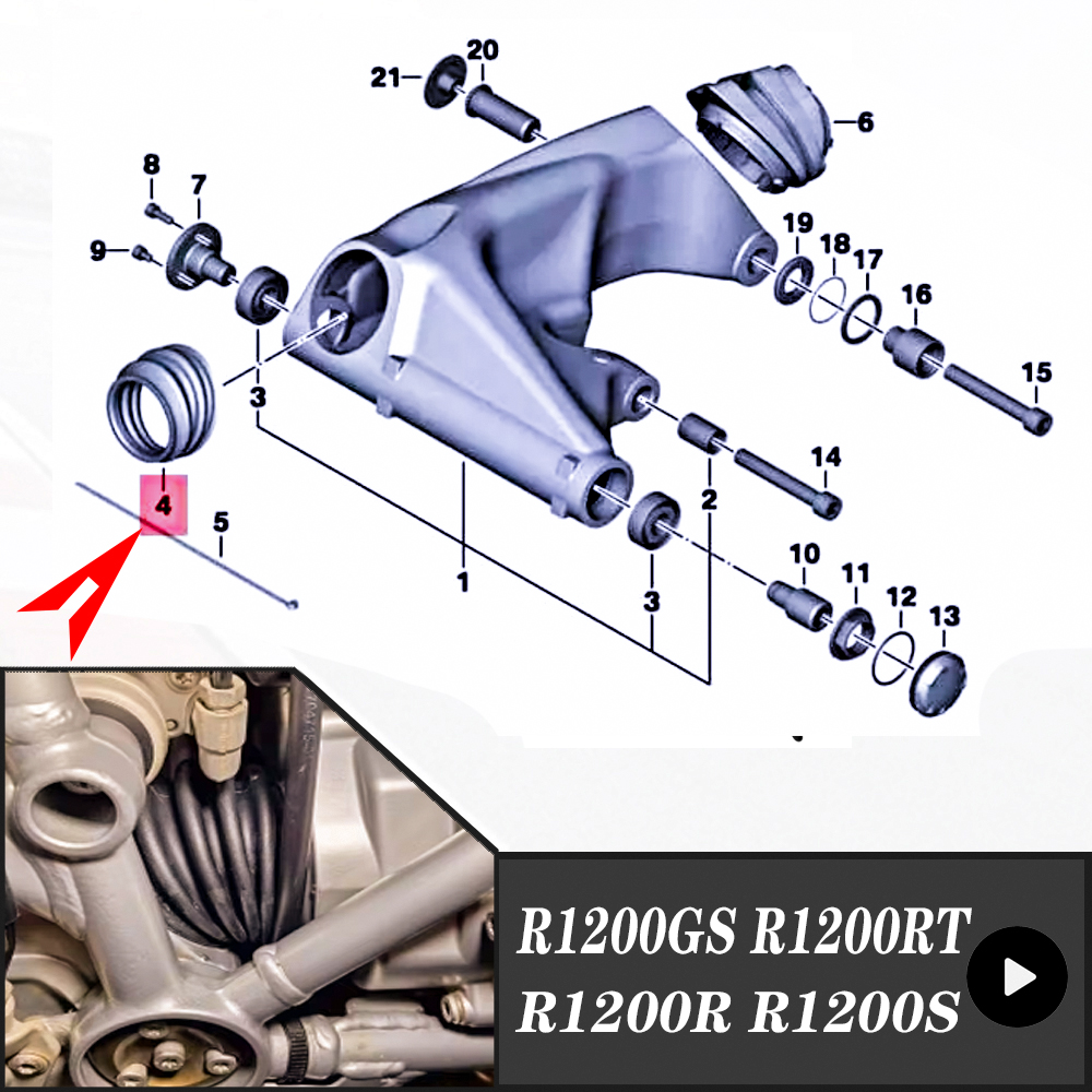 FOR BMW R1200GS Adventure R12 - مراجعة Motorcycle Gear Lever Rubber وسعره