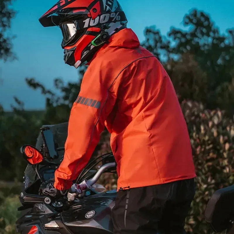 Split Motorcycle Raincoat Suit - مراجعة Motorcycle Rain Suit وسعره