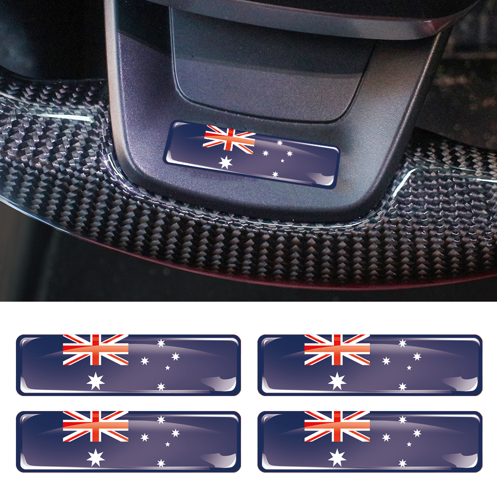 Australia Flag 3D Epoxy Resin  - مراجعة Motorcycle Gear Australia وسعره