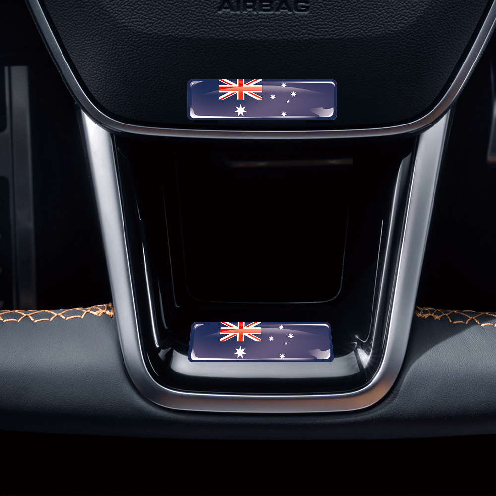 Australia Flag 3D Epoxy Resin  - مراجعة Motorcycle Gear Australia وسعره