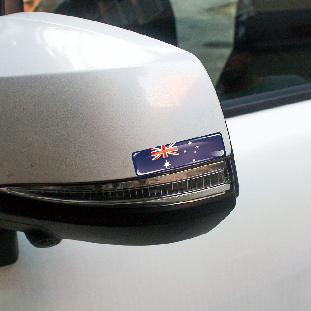 Australia Flag 3D Epoxy Resin  - مراجعة Motorcycle Gear Australia وسعره