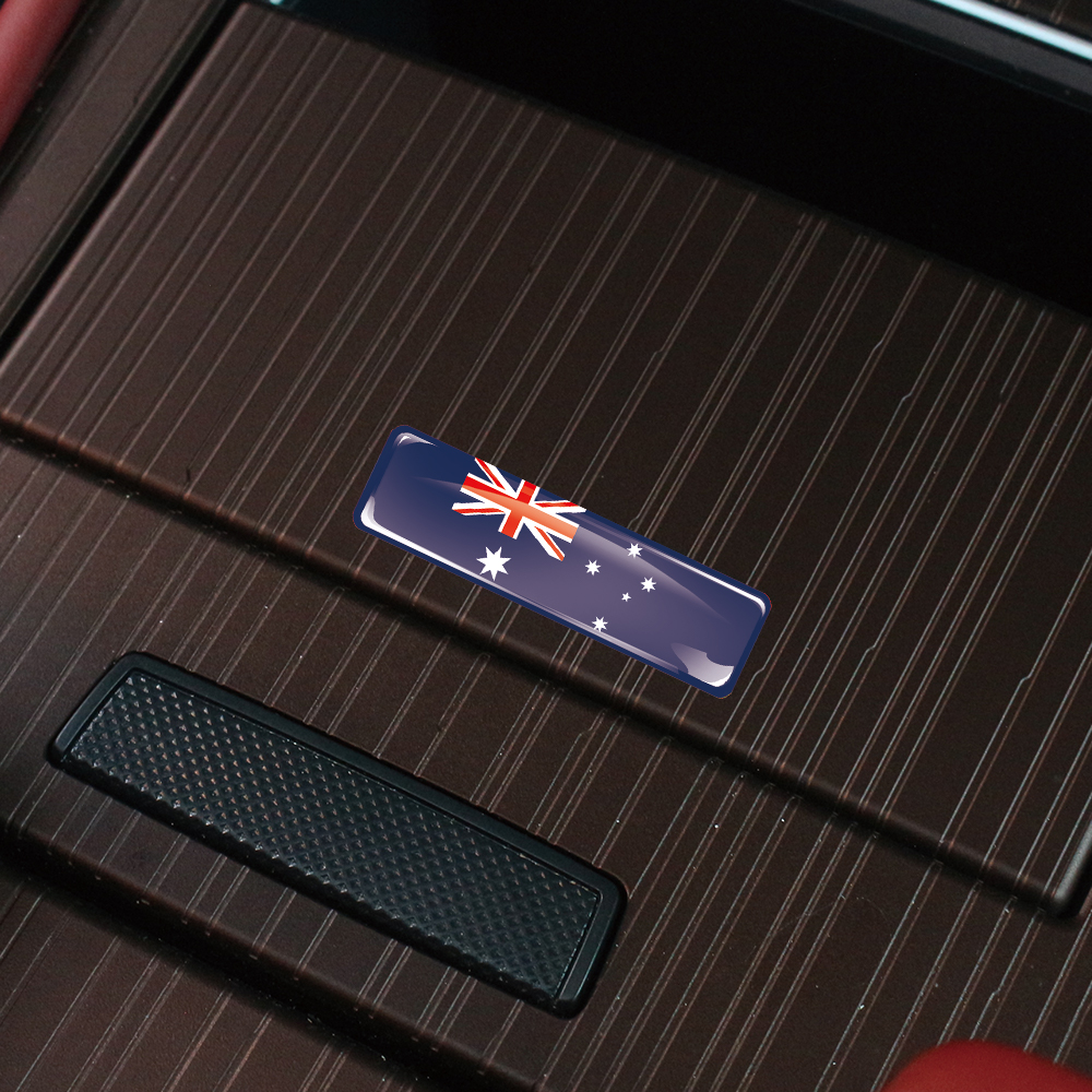 Australia Flag 3D Epoxy Resin  - مراجعة Motorcycle Gear Australia وسعره
