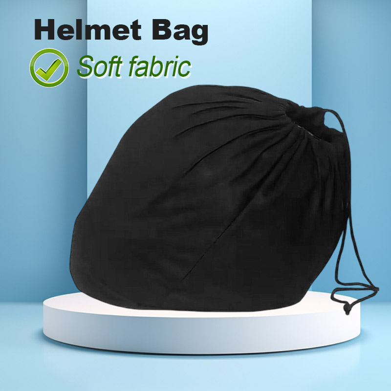 Soft Helmet Bag Plush Drawstri - مراجعة Motorcycle Gear Backpack وسعره